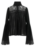Zimmermann Black Lyocell Blouse