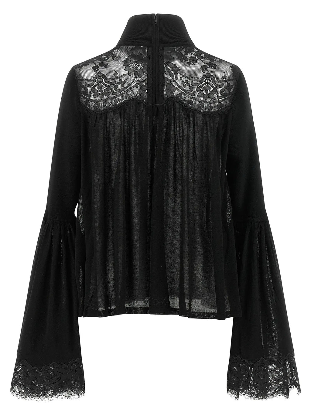 Zimmermann Black Lyocell Blouse