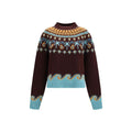 Alanui Bordeaux Wool Oves Aries Sweatshirt