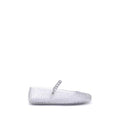 Jimmy Choo Jimmy Choo White Polyurethane Ballet Flats