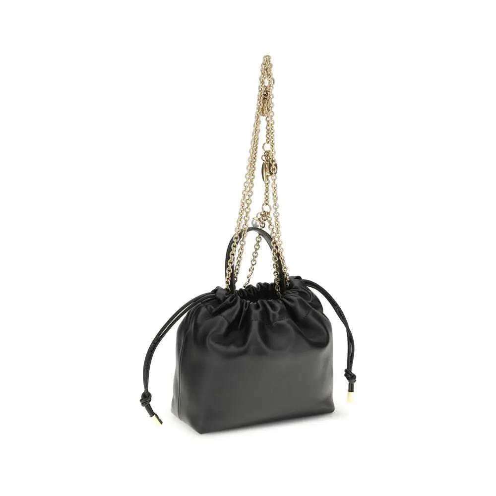 Chloé Chloé Black Calf Leather Bos Taurus Shoulder Bag