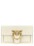 PINKO White Calfskin Cardholder