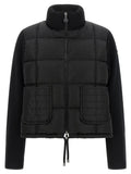 Moncler Black Virgin Wool Cardigan