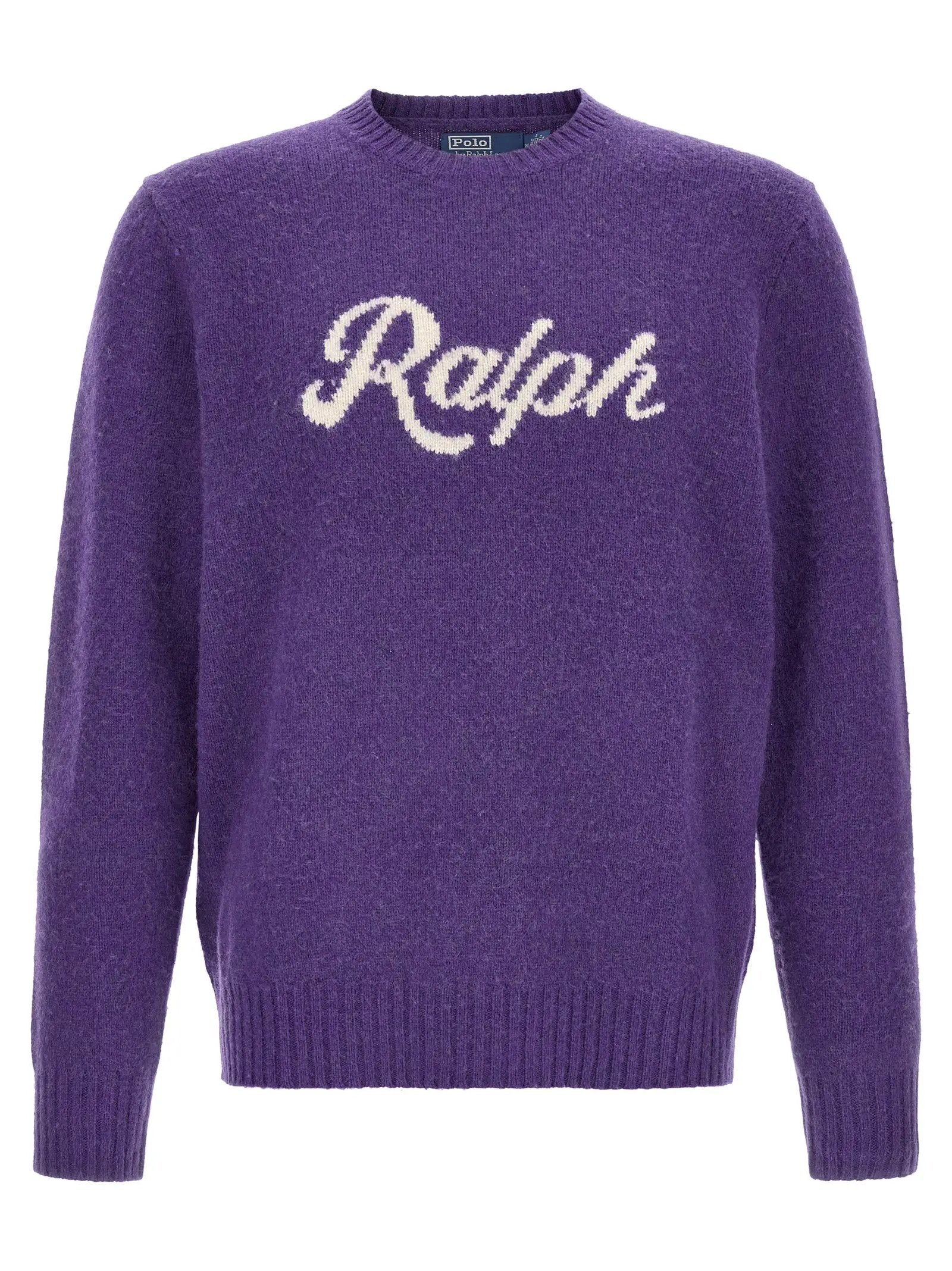 Polo Ralph Lauren Purple Wool Cardigan