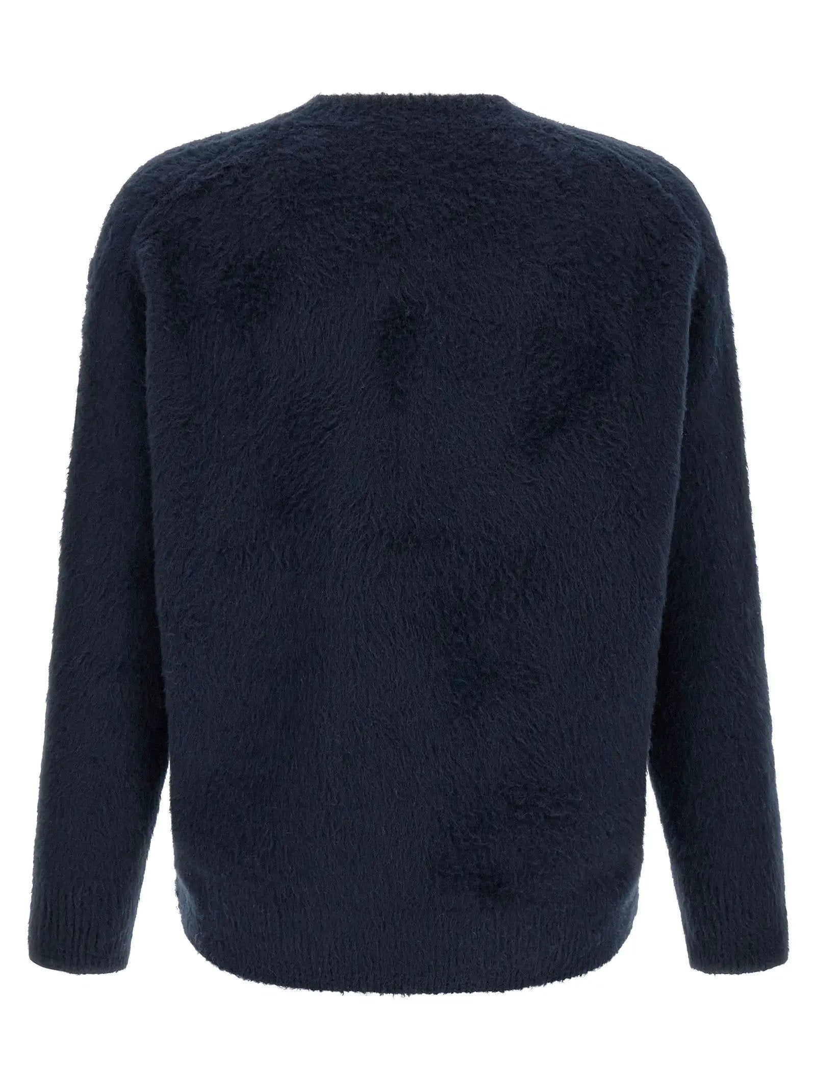 Roberto Collina Blue Cotton Cardigan