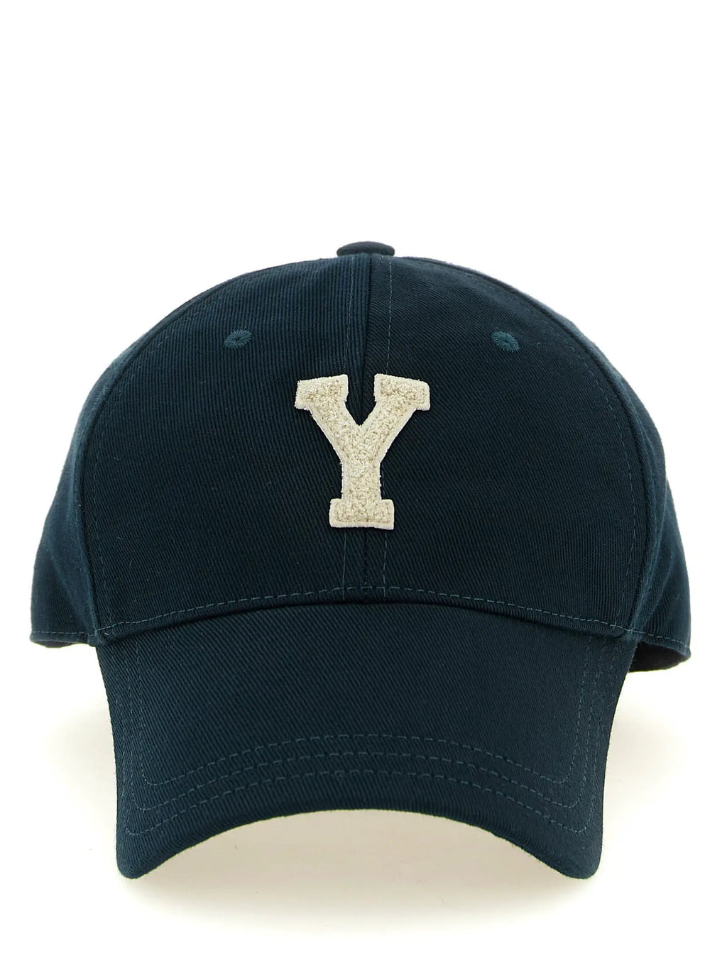Saint Laurent Bicolor Cotton Cap (Baseball Hat)