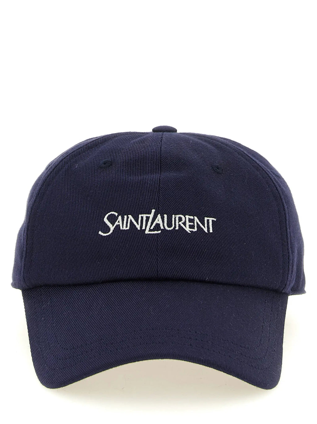 Saint Laurent Blue Cotton Cap (Baseball Hat)