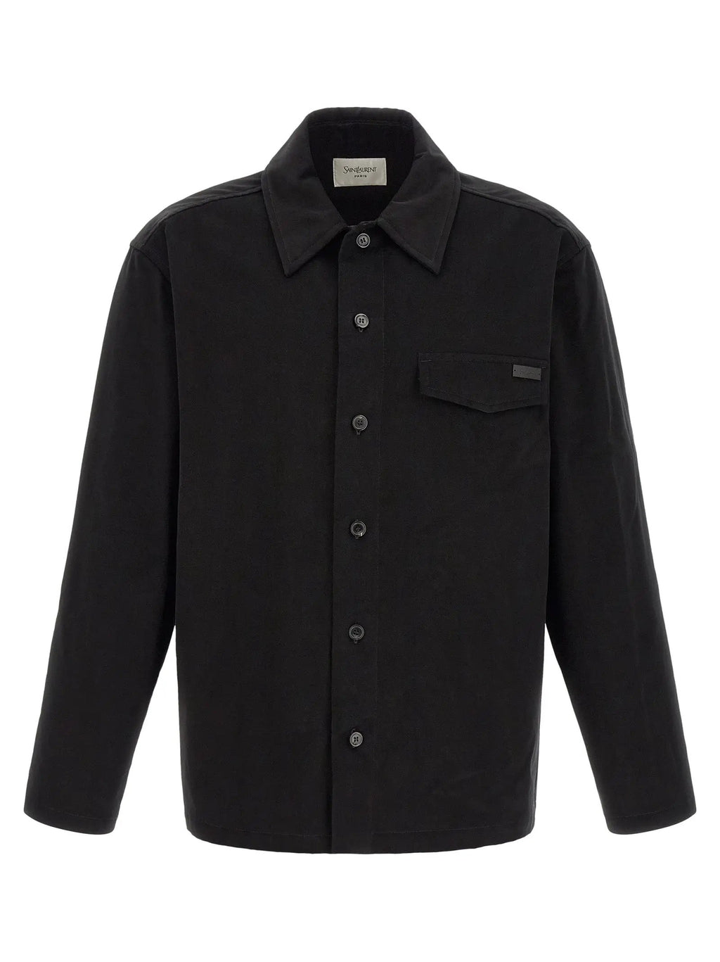 Saint Laurent Black Cotton Blouse