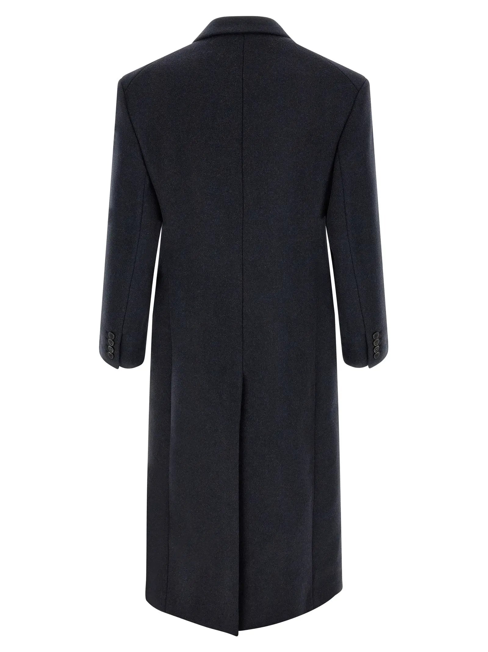 Saint Laurent Saint Laurent Blue Wool Coat
