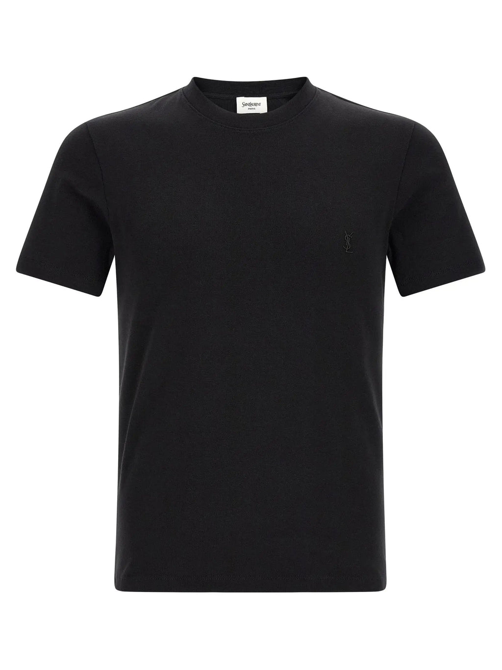 Saint Laurent Black Cotton T-Shirt