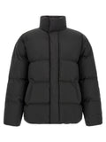 Saint Laurent Black Polyester Full-Length Jacket