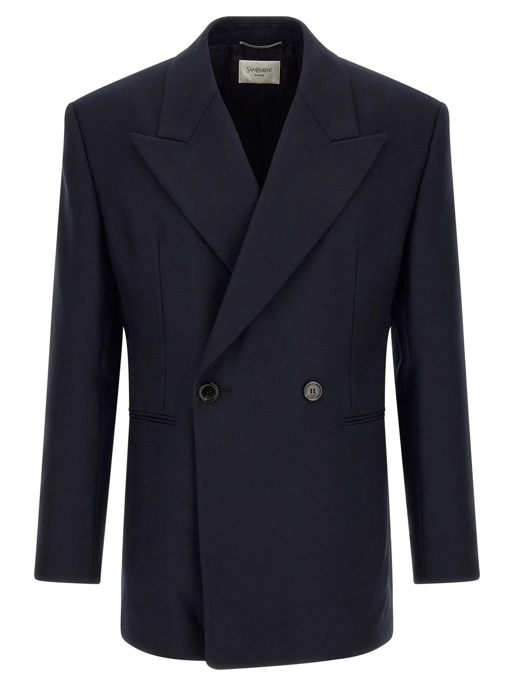 Saint Laurent Blue Wool Blazer