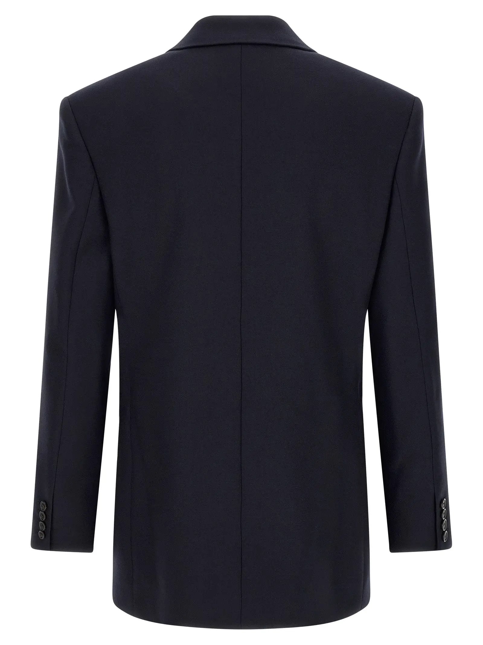 Saint Laurent Blue Wool Blazer