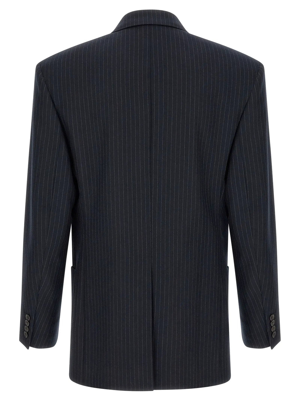 Saint Laurent Blue Wool Blazer