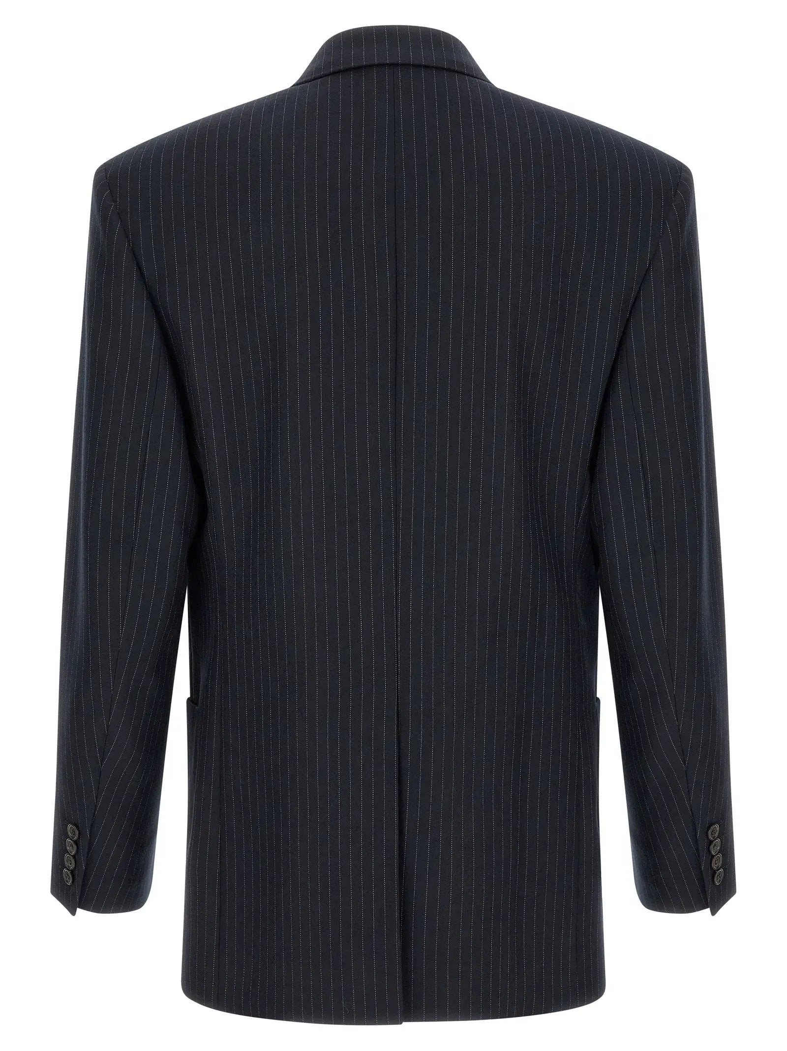 Saint Laurent Blue Wool Blazer