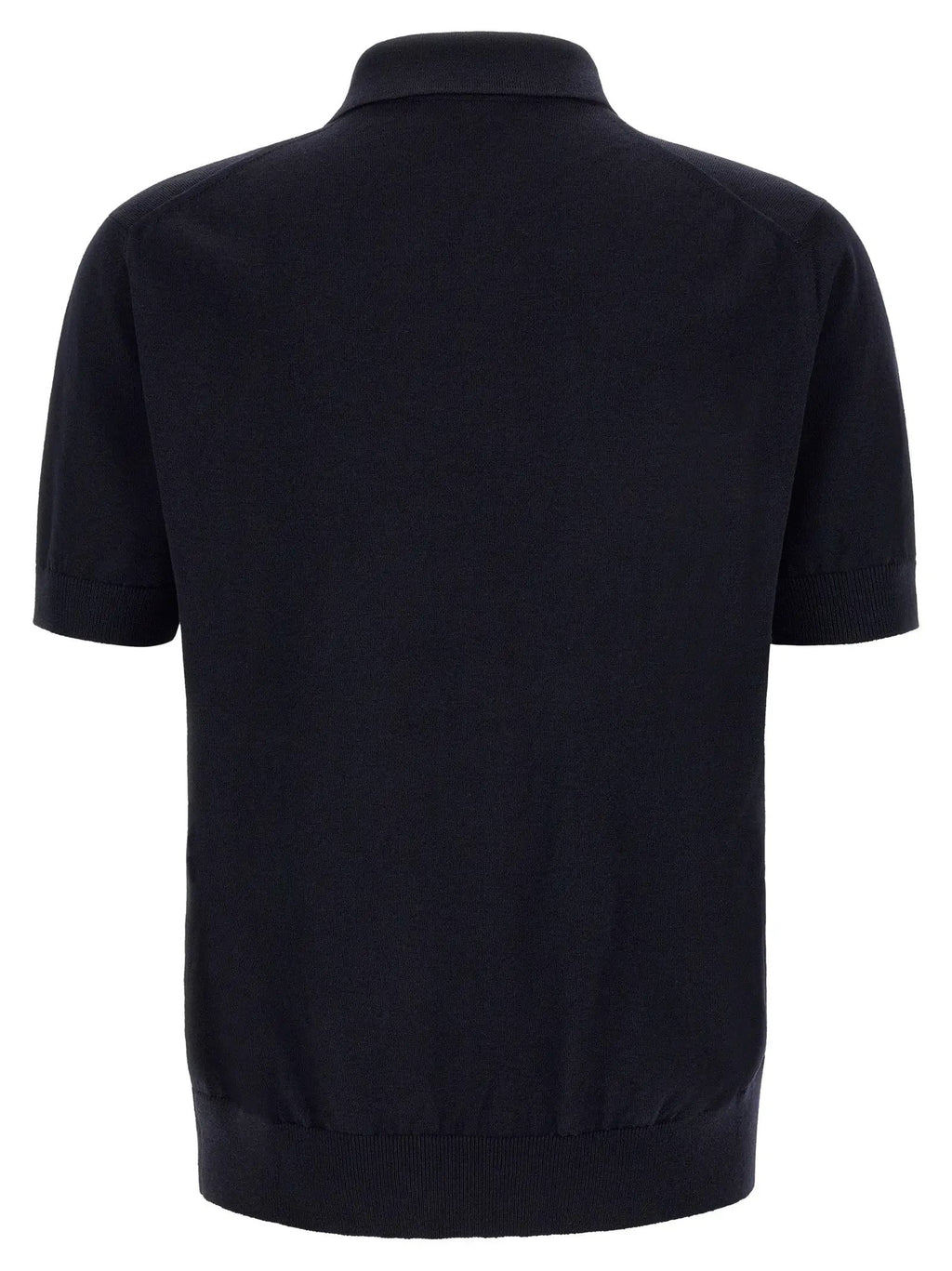 Dolce & Gabbana Blue Virgin Wool Polo Shirt
