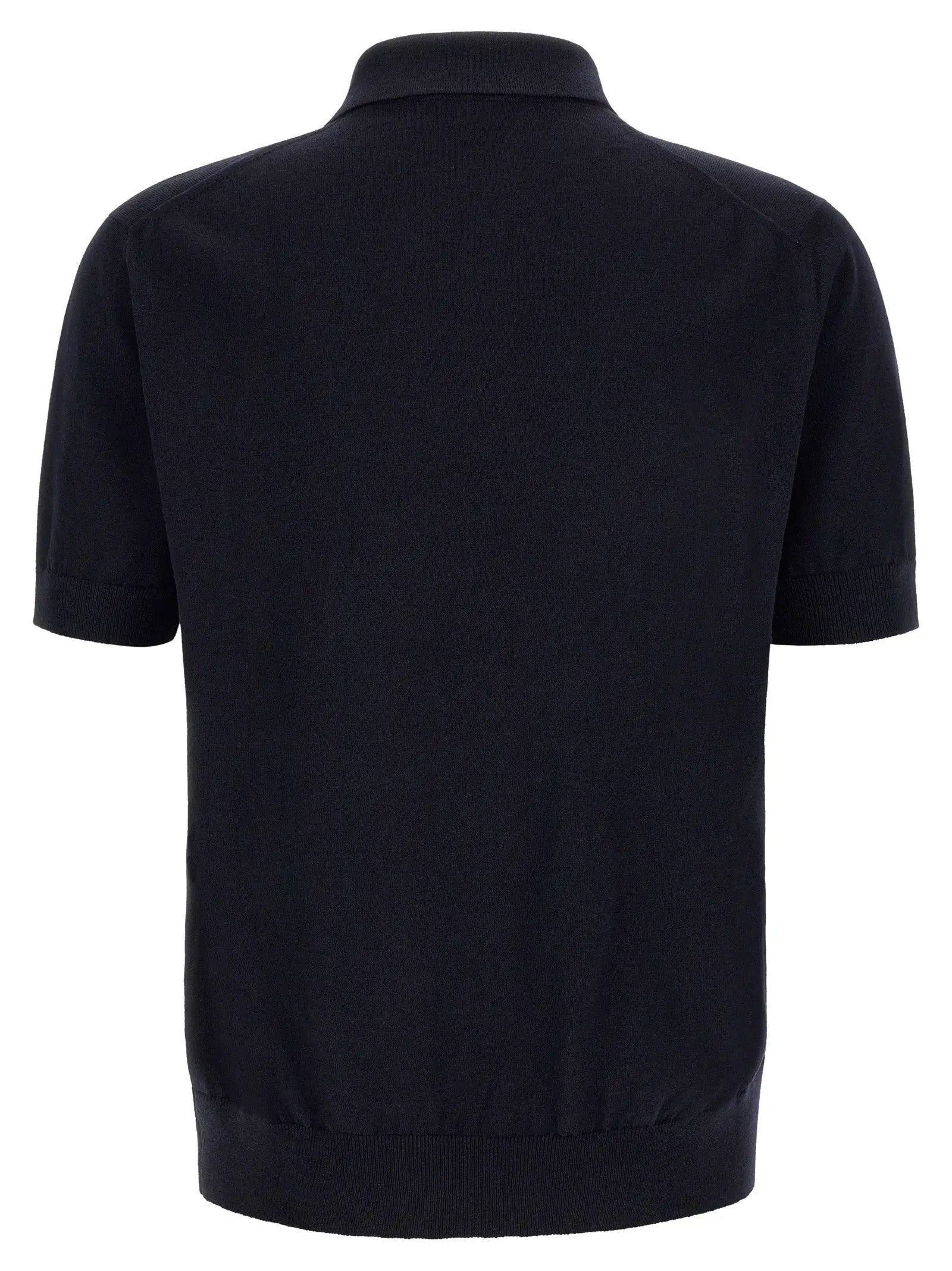 Dolce & Gabbana Blue Virgin Wool Polo Shirt