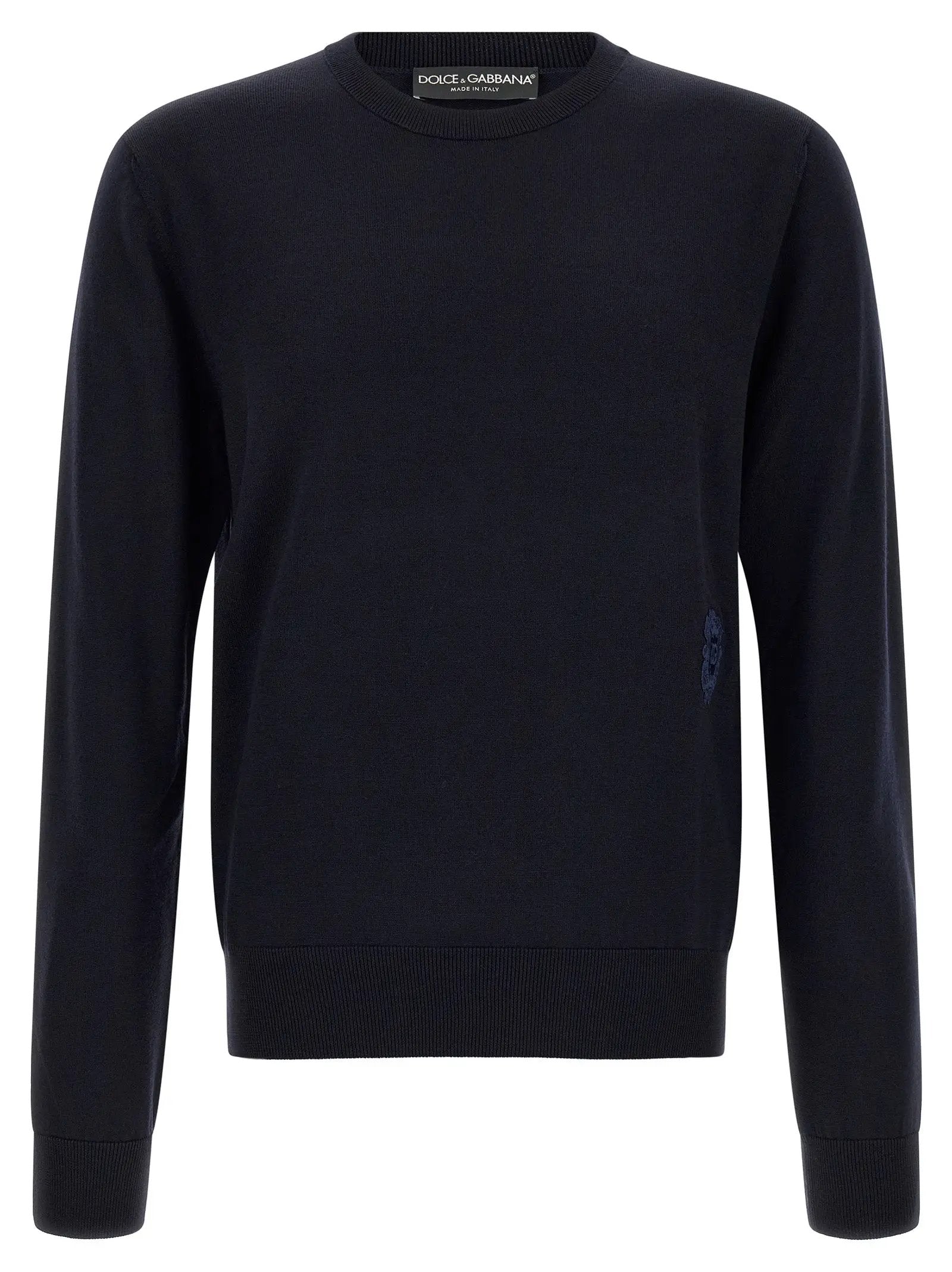 Dolce & Gabbana Blue Virgin Wool Cardigan