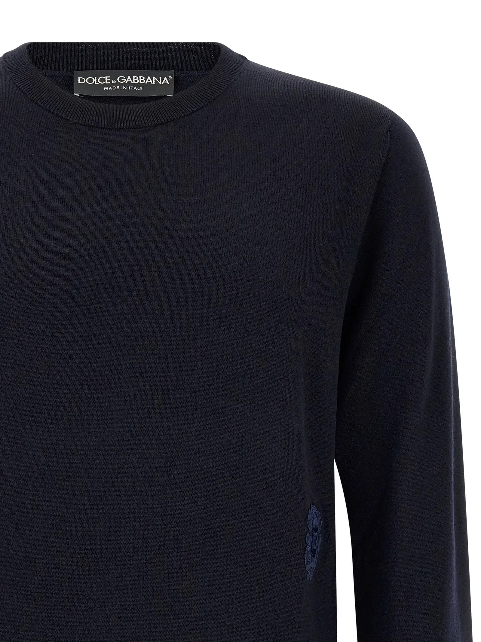 Dolce & Gabbana Blue Virgin Wool Cardigan
