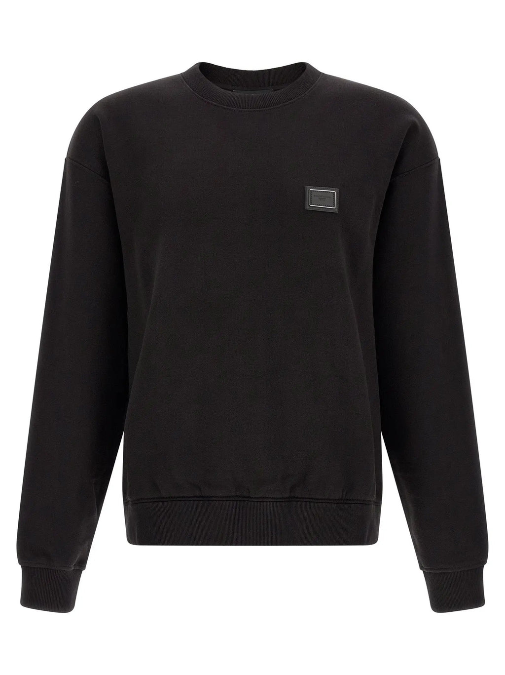Dolce & Gabbana Black Cotton Sweatshirt