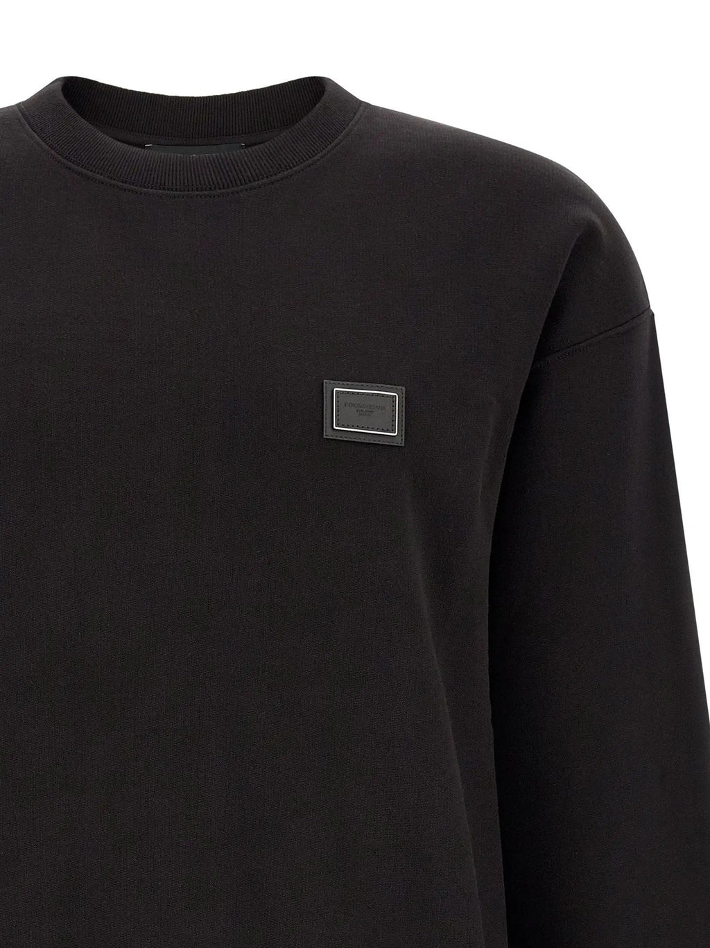 Dolce & Gabbana Black Cotton Sweatshirt