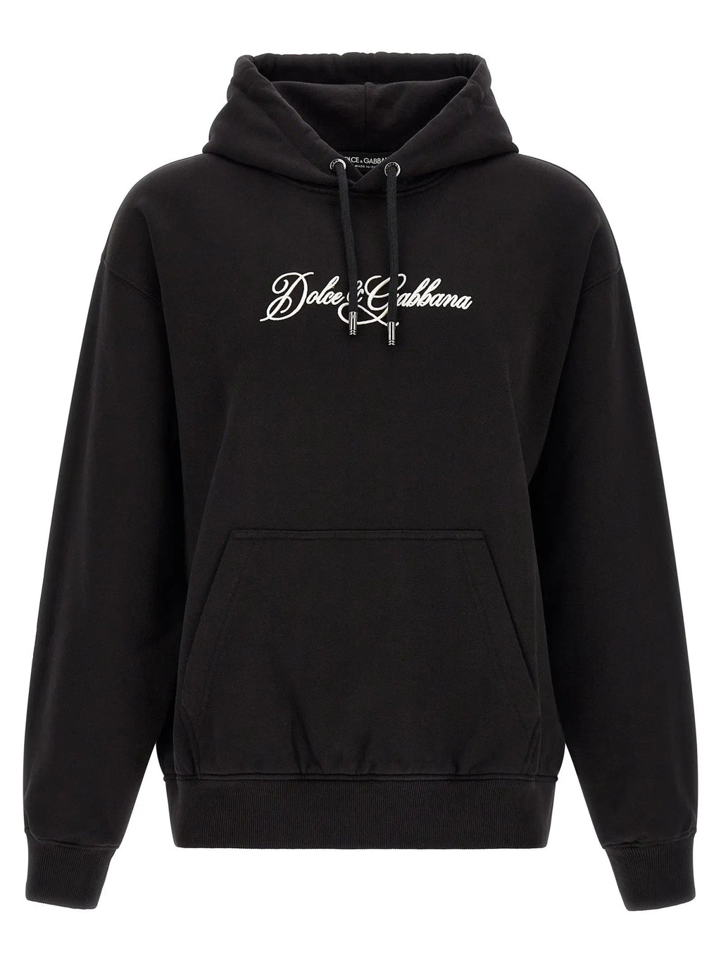 Dolce & Gabbana Black Cotton Sweatshirt
