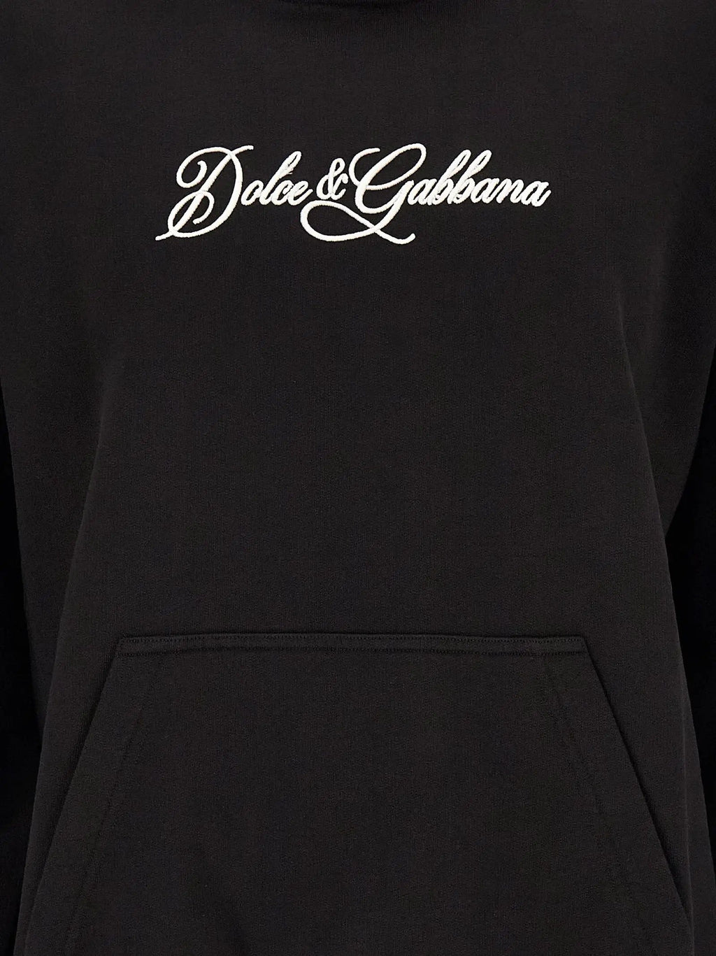 Dolce & Gabbana Black Cotton Sweatshirt