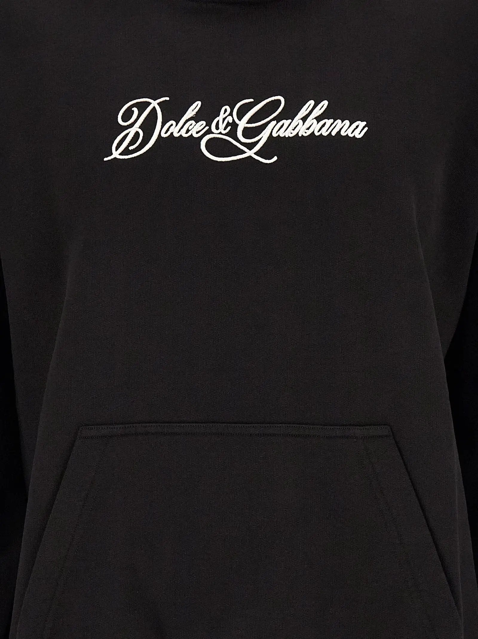 Dolce & Gabbana Black Cotton Sweatshirt