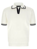 Dolce & Gabbana Bicolor Cotton Polo Shirt