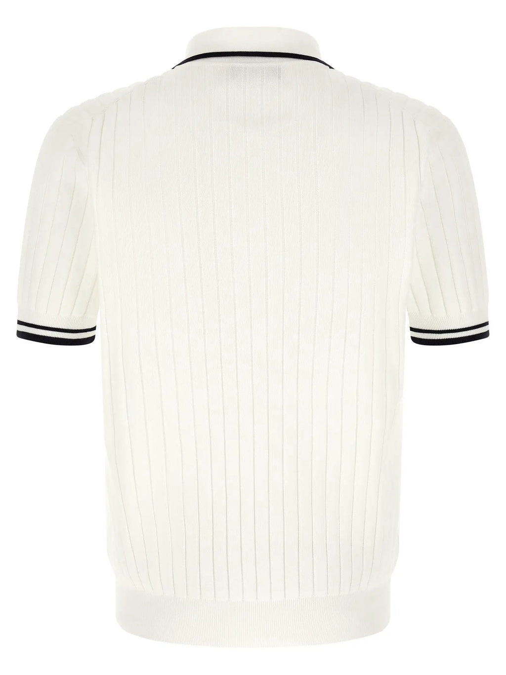 Dolce & Gabbana Bicolor Cotton Polo Shirt