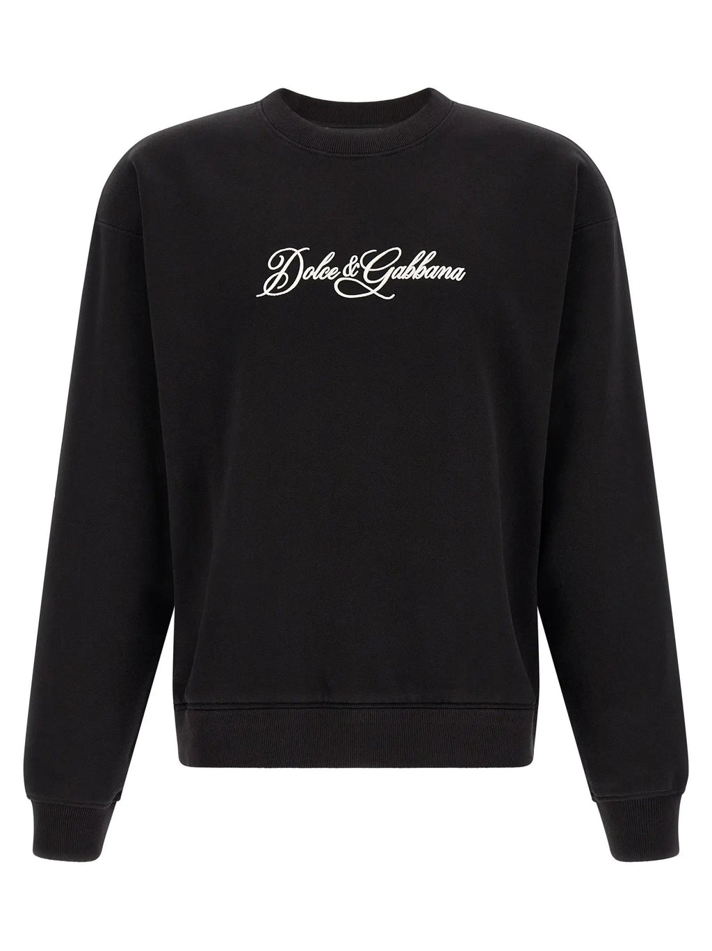 Dolce & Gabbana Black Cotton Sweatshirt