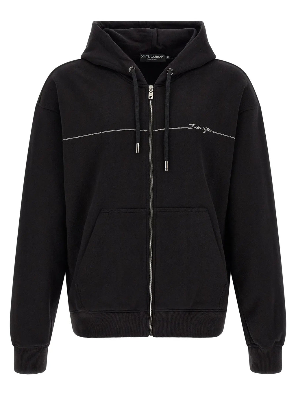 Dolce & Gabbana Black Cotton Sweatshirt