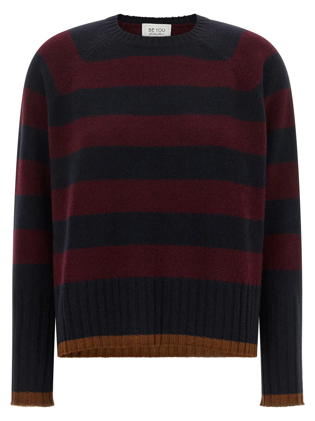 BE YOU Bordeaux Cashmere Cardigan