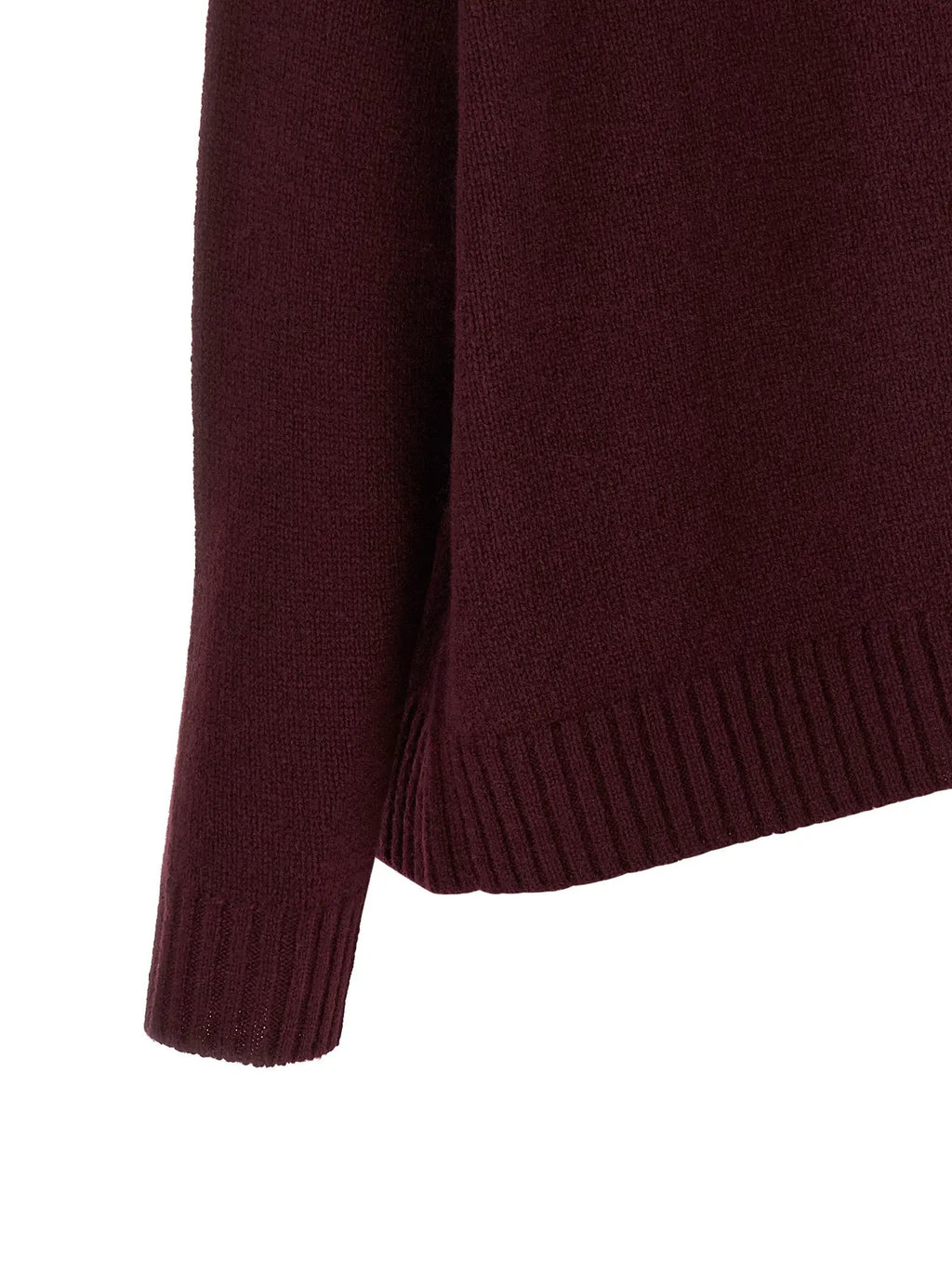 BE YOU BE YOU Bordeaux Cashmere Cardigan