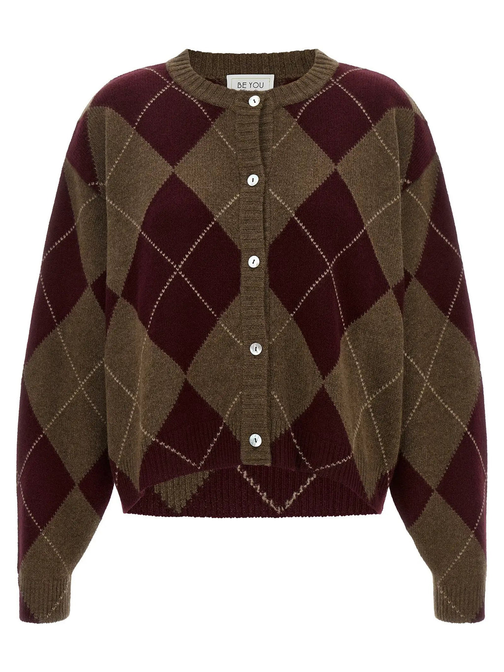BE YOU Multicolor Cashmere Cardigan