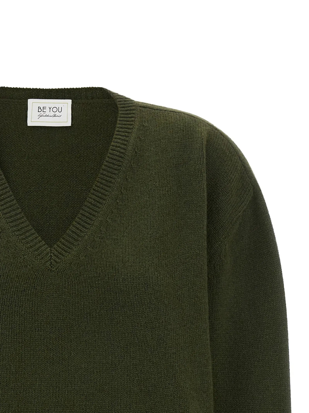 BE YOU Bicolor Cashmere Cardigan