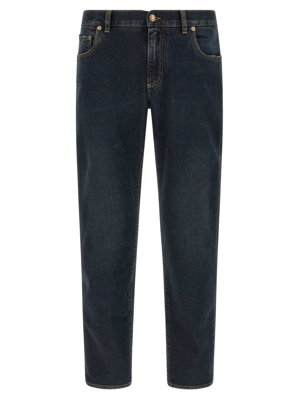 Dolce & Gabbana Blue Cotton Skinny Jeans