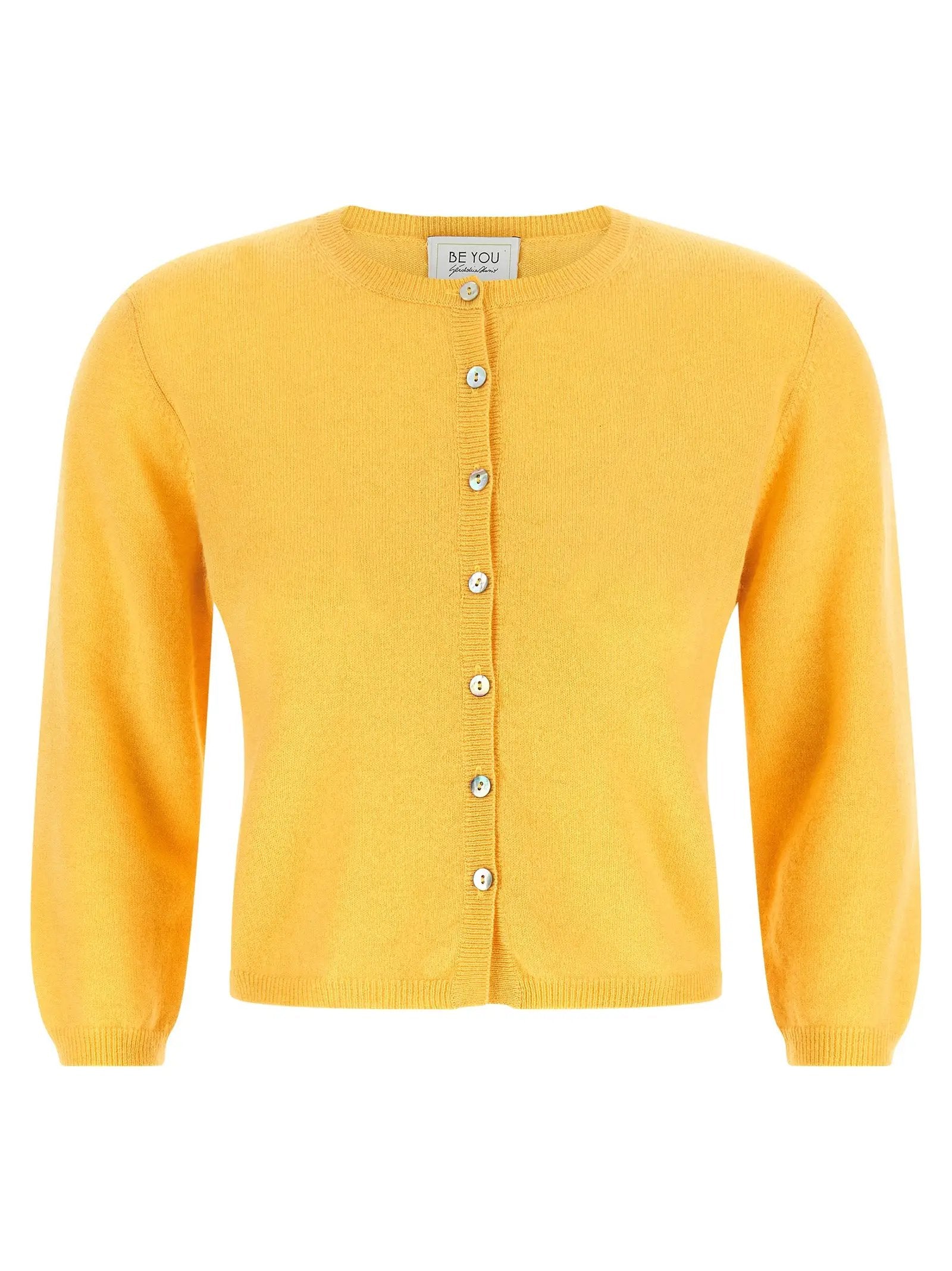 BE YOU Bicolor Cashmere Cardigan