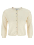 BE YOU White Cashmere Cardigan