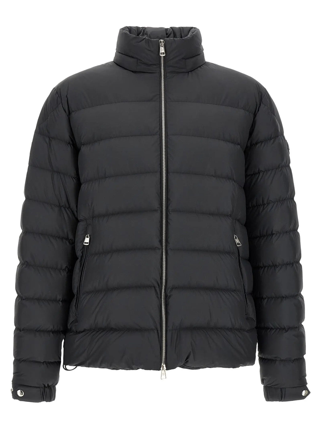 Moncler Black Polyester Full-Length Jacket