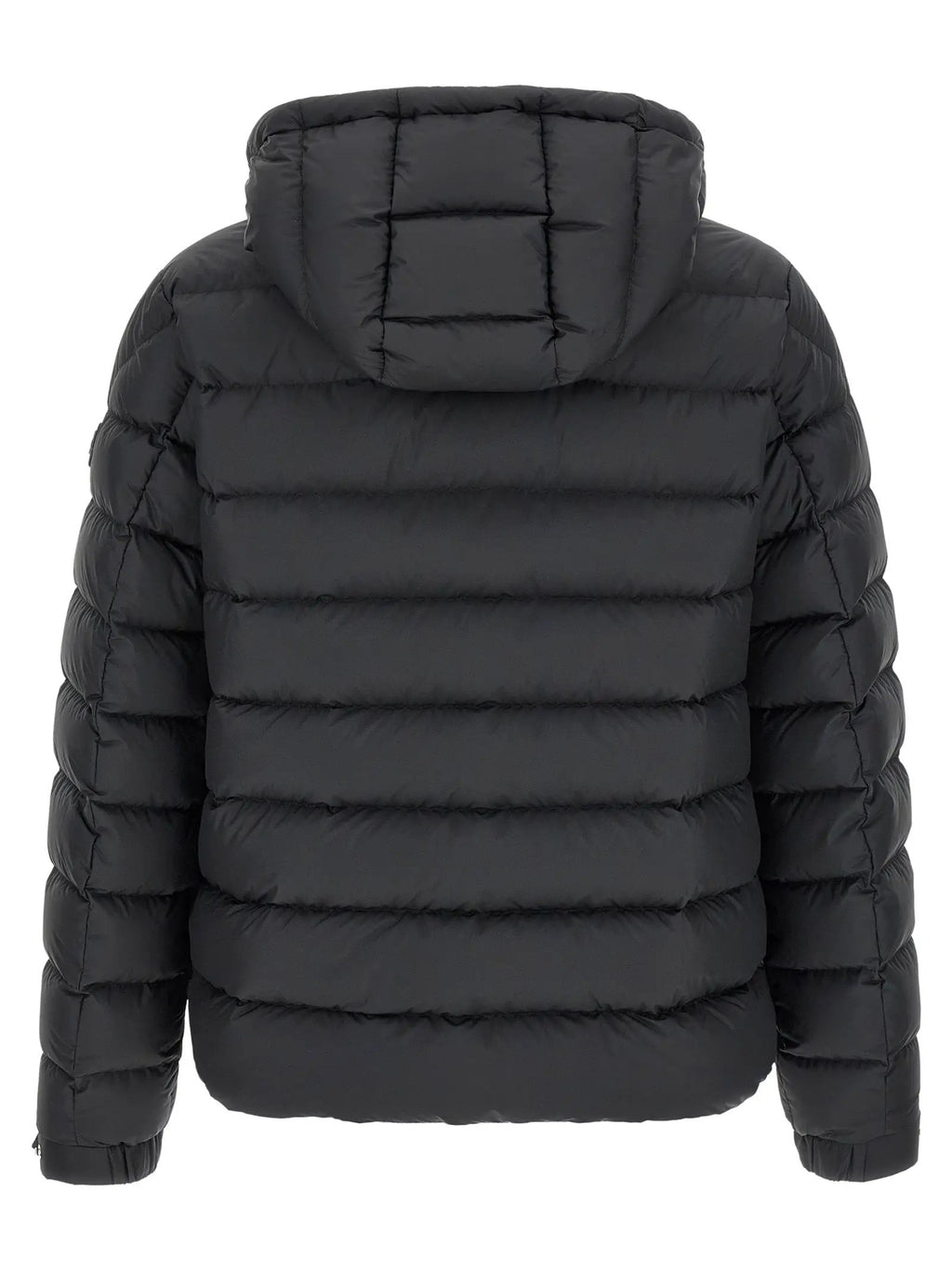 Moncler Black Polyester Full-Length Jacket
