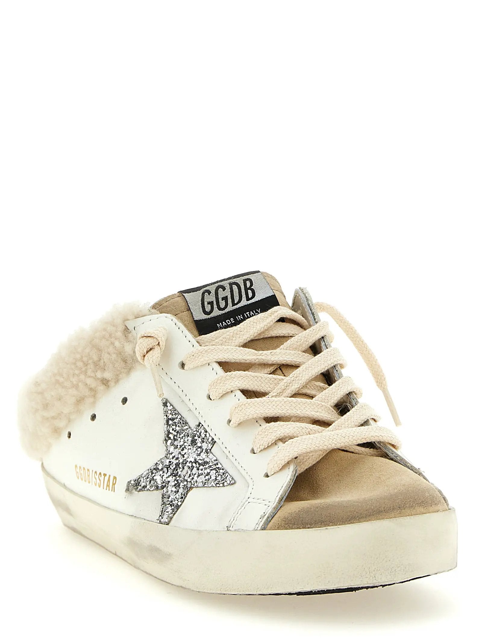 Golden Goose White Leather Chunky Sneakers