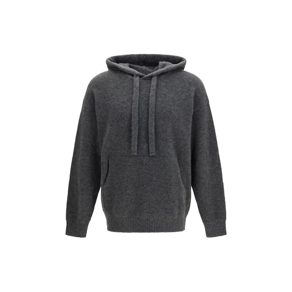 Laneus Laneus Gray Cashmere Hoodie