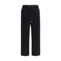 Ami Paris Ami Paris Black Cotton Joggers (Workout Pants)
