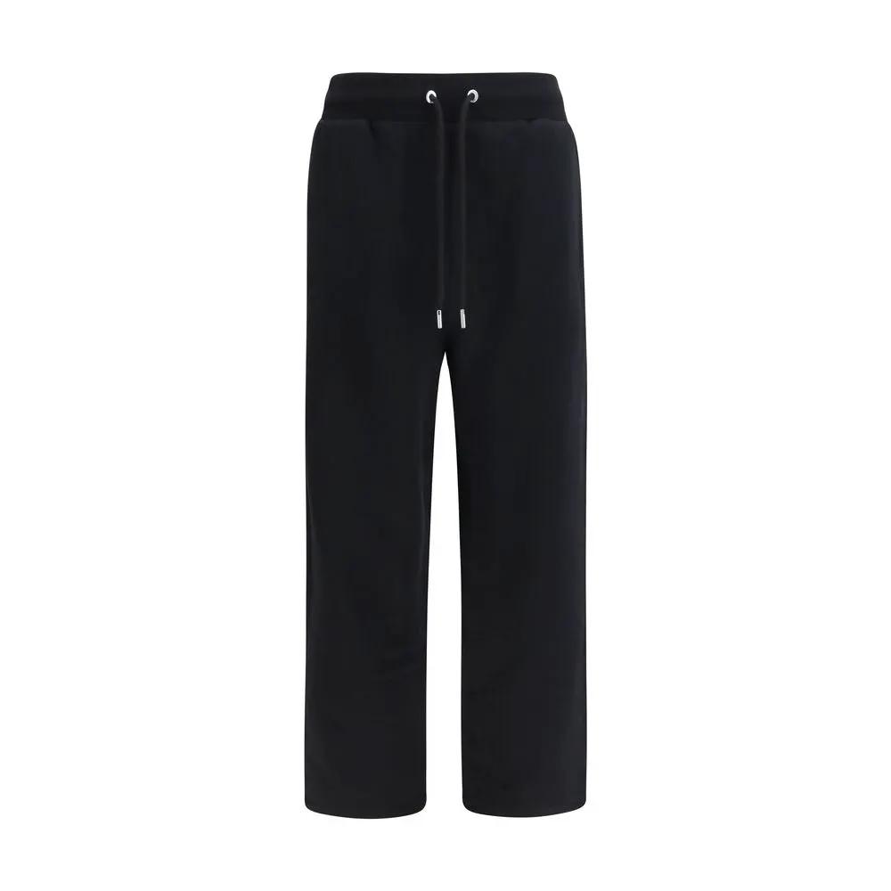 Ami Paris Ami Paris Black Cotton Joggers (Workout Pants)