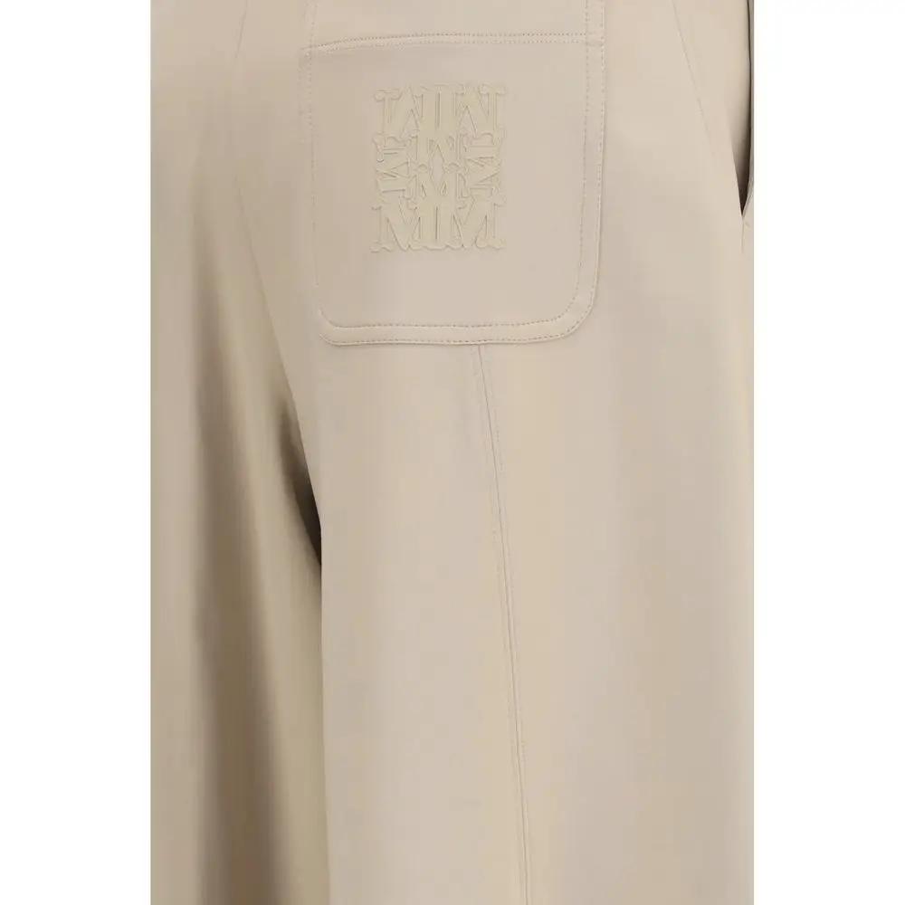 Max Mara Max Mara Beige Polyamide Athletic Pants