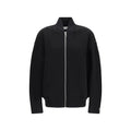 Max Mara Black Wool Oves Aries Full-Length Jacket