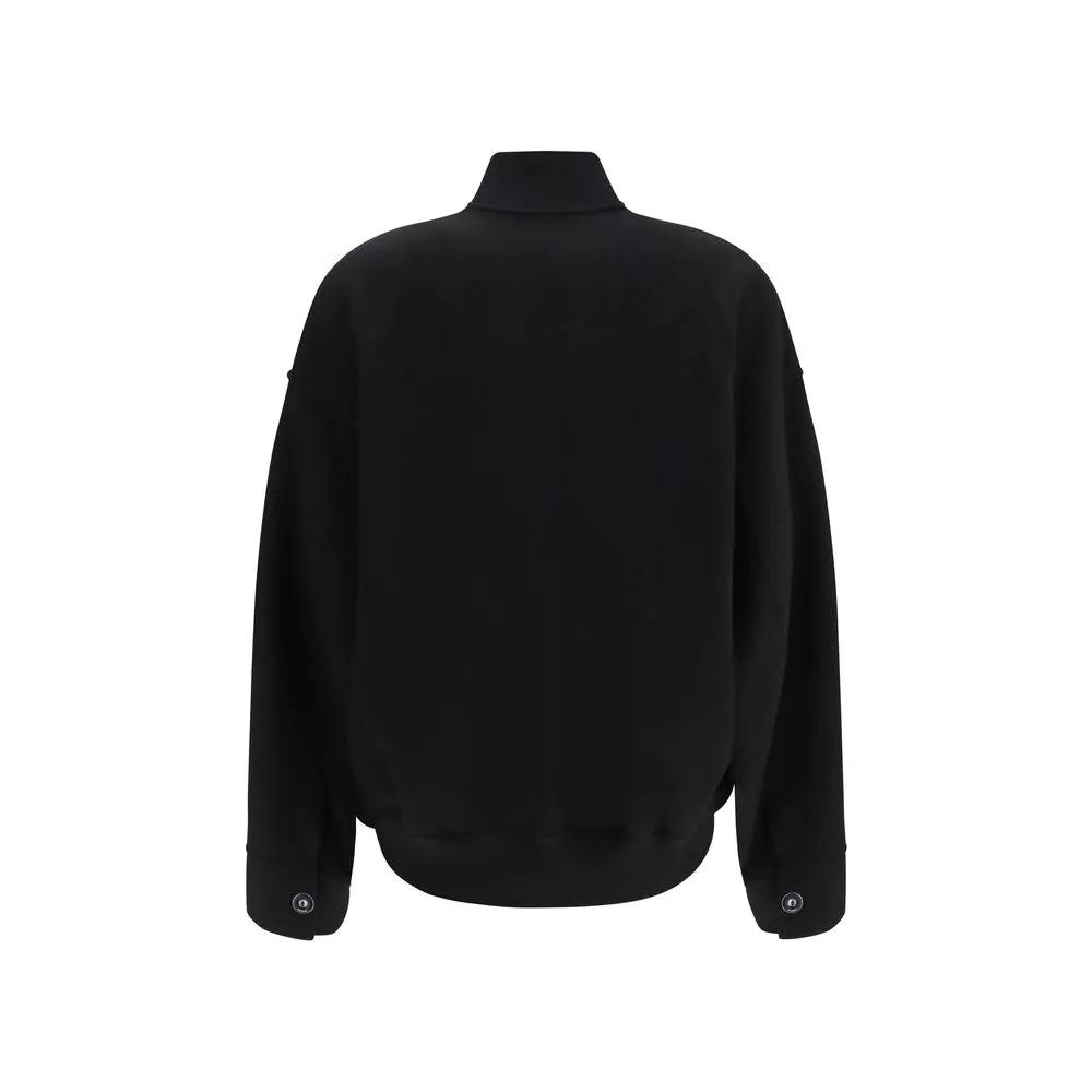 Max Mara Max Mara Black Wool Oves Aries Full-Length Jacket