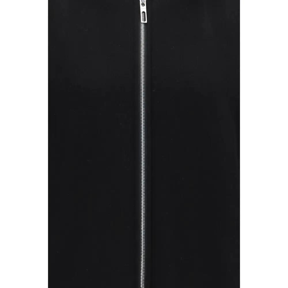 Max Mara Black Wool Oves Aries Full-Length Jacket