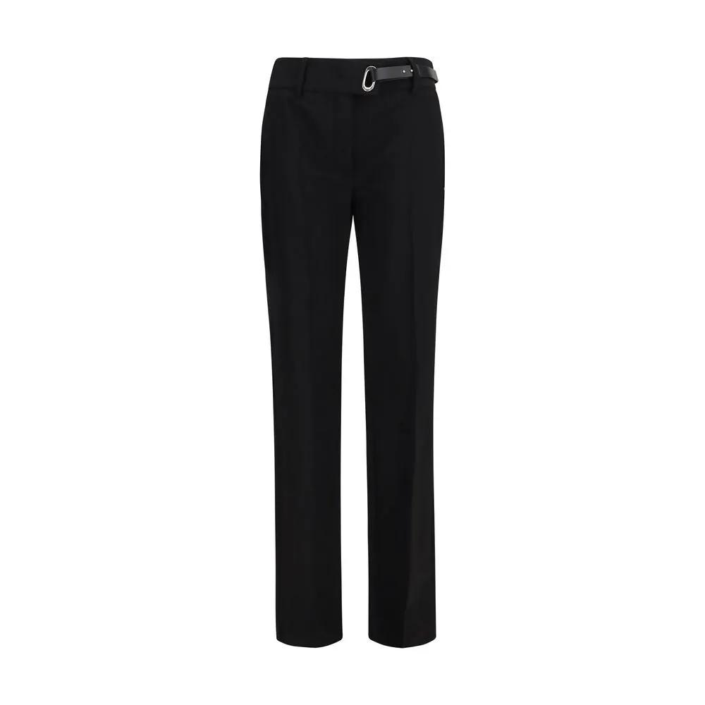 Max Mara Pantalon Décontracté Noir en Viscose